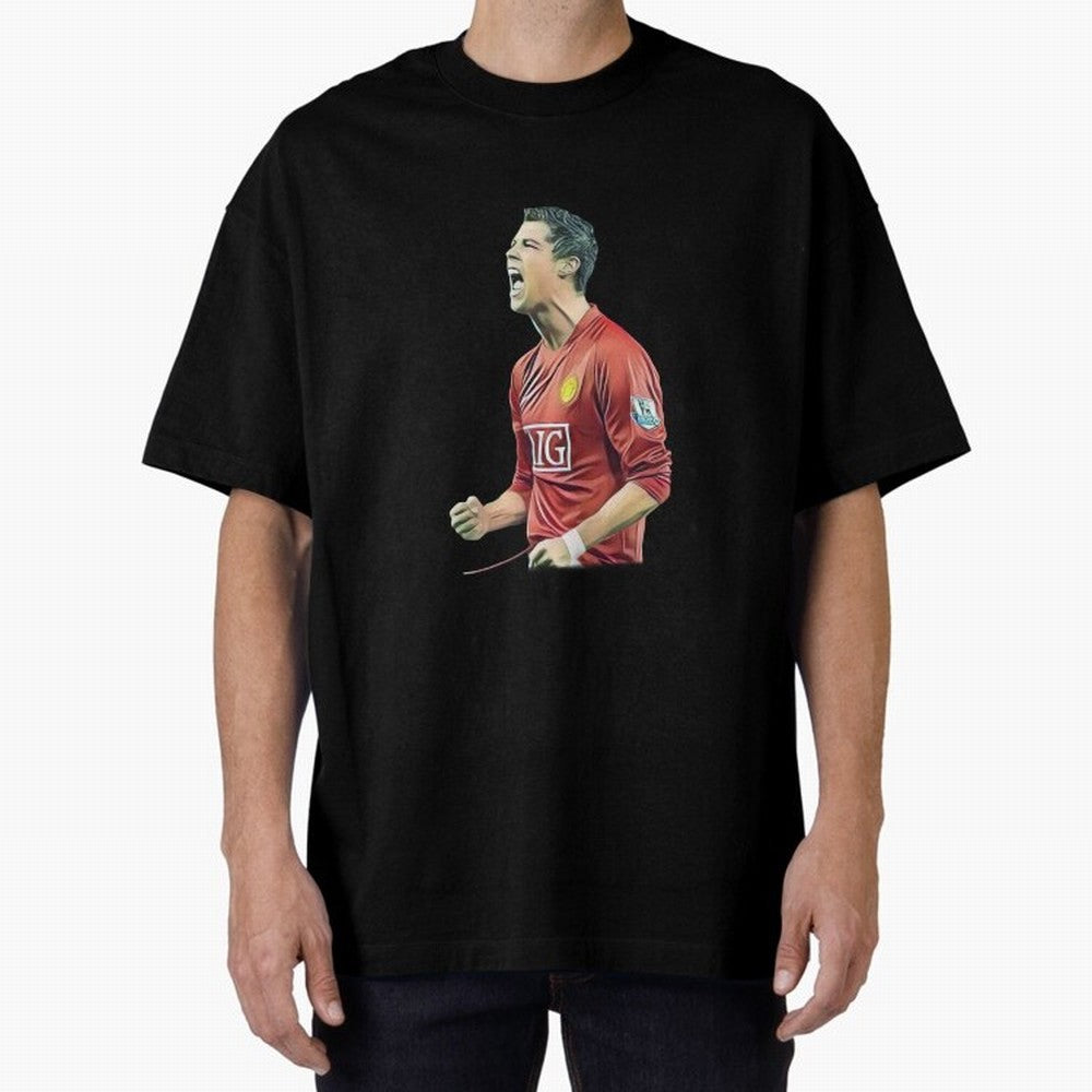 a good celebration from the goat Oversized T-Shirt Live the Energy of Match Day Hype around FIFA World Cup 2026 Group Stage, Messi and Cristiano Ronaldo, Argentina, France and Brazil, Fan Favorite Moments, National Team Passion, Big Match Drama and