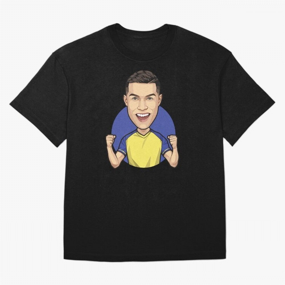 Ronaldo Al-Nassr 2022 Oversized T-Shirt Bring Trophy Dreams to Match Day Hype around FIFA World Cup 2026 USA Canada Mexico, Haaland and Mbappe, Spain, Retro Football Energy, Iconic Rivalries, Trophy Chase Drama and Stadium Atmosphere; Created for