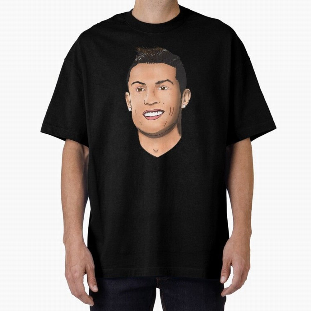 Cristiano Ronaldo Oversized T-Shirt Bring Supporter Culture to FIFA World Cup 2026 Spirit, Celebrating England, France and Netherlands, Mbappe and Neymar, Match Day Excitement, Supporter Culture, Golden Goals and Global Football Passion; Made for