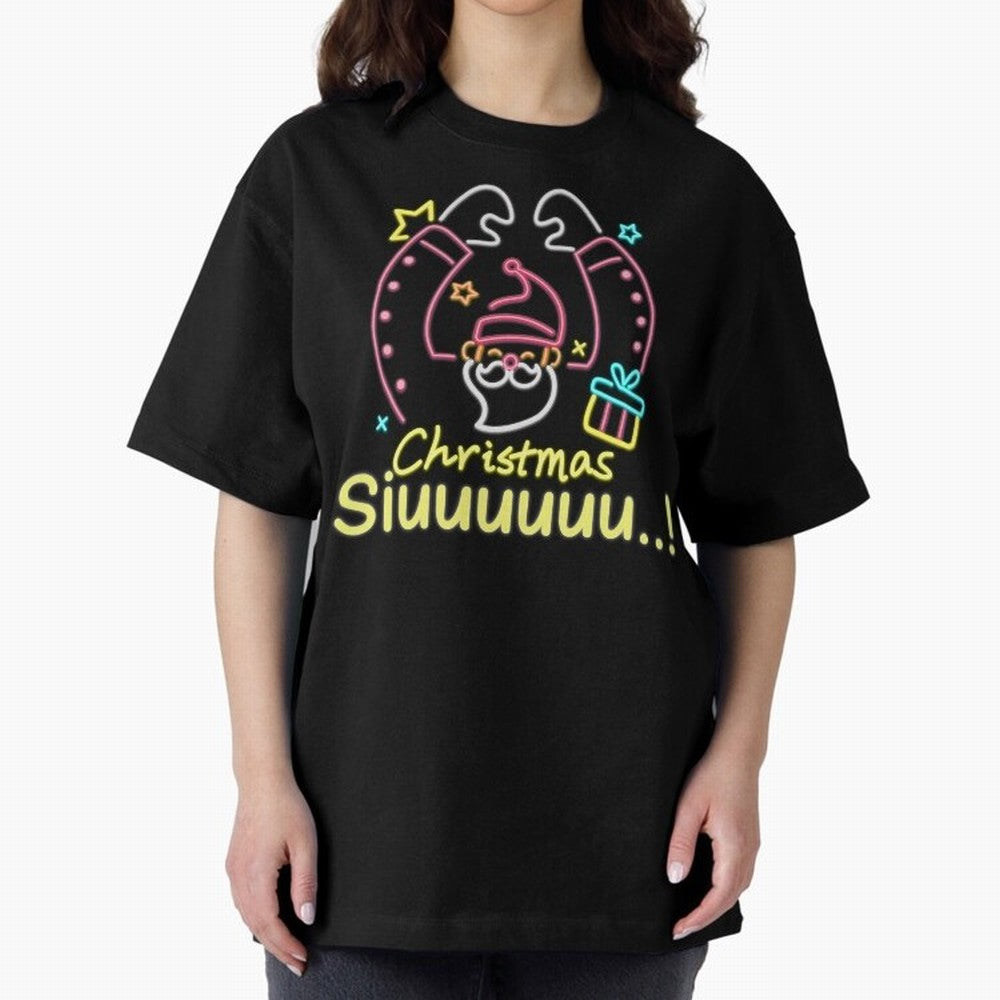 Christmas siuuu CR7 goal Oversized T-Shirt Capture Stadium Memories from Match Day Hype around FIFA World Cup 2026 Group Stage, Neymar, Haaland and Cristiano Ronaldo, England, Vintage Soccer Flavor, Modern Football Stars, National Flags and Final