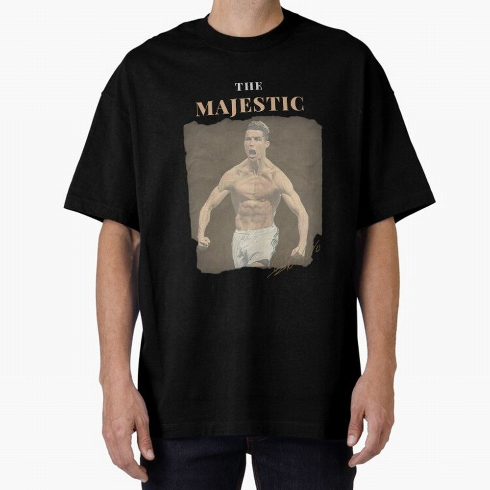 Siuuu CR7 Cristiano Ronaldo Oversized T-Shirt Bring Match Day Fire to Global Football Passion for FIFA World Cup 2026 USA Canada Mexico, Connected to Neymar, Haaland and Cristiano Ronaldo, Spain, Football History, Final Match Energy, Crowd Noise