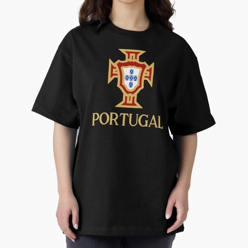 Portugal Gold Alt 3 Oversized T-Shirt Fuel the Hype around Match Day Hype around FIFA World Cup 2026 USA Canada Mexico, Messi and Cristiano Ronaldo, England and Germany, Classic Soccer Heritage, Championship Pressure, Fan Loyalty and International