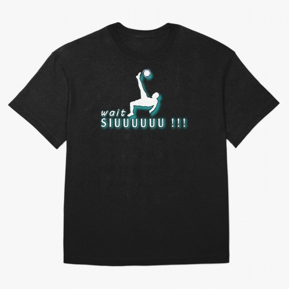 Wait siuuu CR7 goal Oversized T-Shirt Join FIFA World Cup 2026 USA Canada Mexico Connected to Haaland, Portugal, Spain and Germany Energy, Vintage Soccer Flavor, Modern Football Stars, National Flags and Final Night Emotion; Created for Match Day