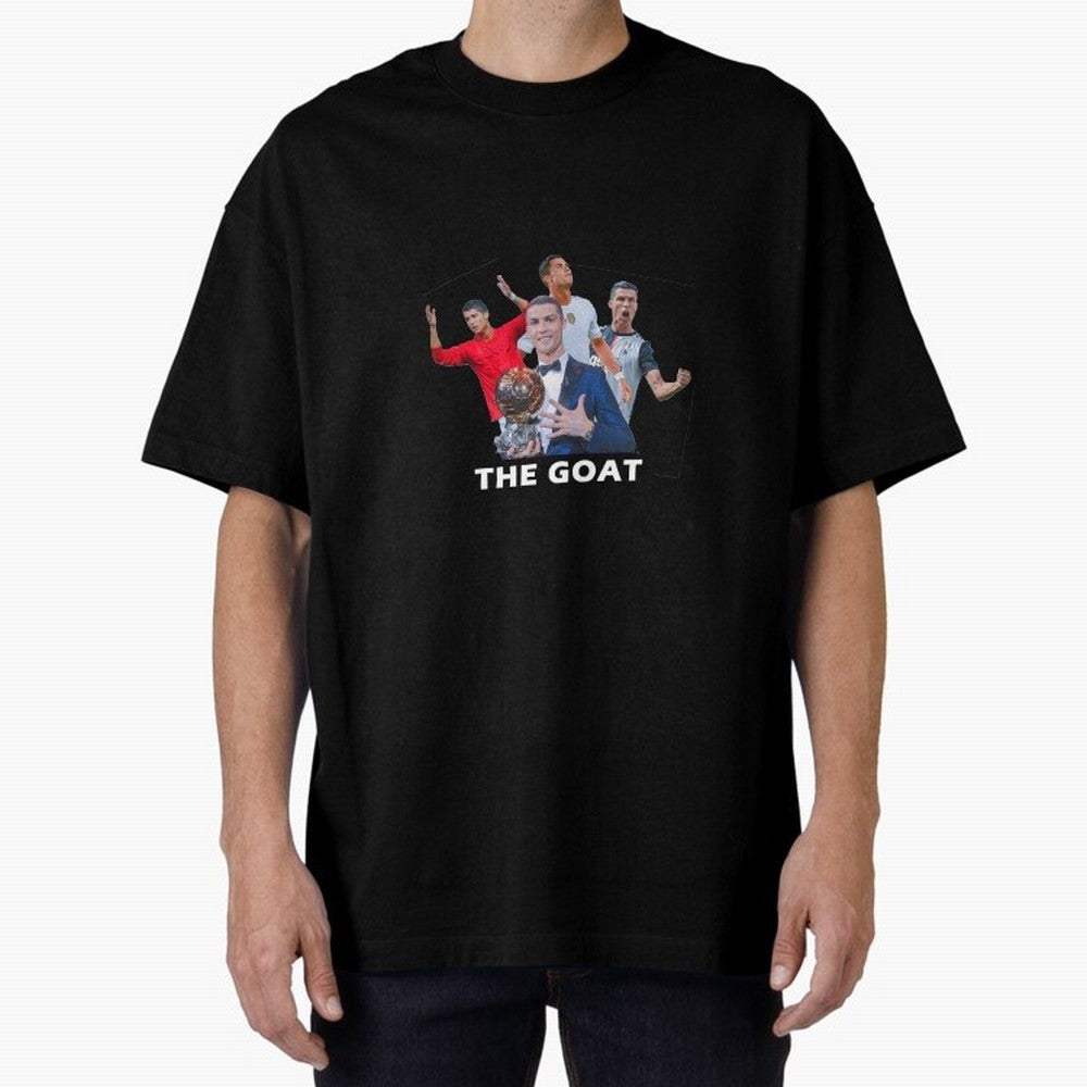 Cristiano Ronaldo Oversized T-Shirt Follow the Road to FIFA World Cup 2026 Group Stage for Fans of Mbappe and Portugal, Spain and Germany, Bringing Worldwide Fan Energy, Dramatic Goals, Stadium Lights and Championship Celebrations; Perfect for
