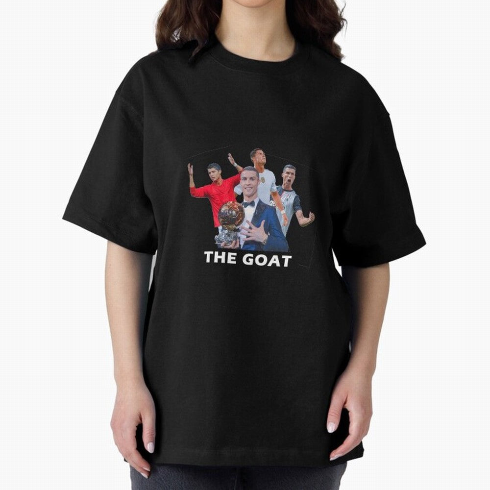 Cristiano Ronaldo Oversized T-Shirt Follow the Road to FIFA World Cup 2026 Group Stage for Fans of Mbappe and Portugal, Spain and Germany, Bringing Worldwide Fan Energy, Dramatic Goals, Stadium Lights and Championship Celebrations; Perfect for