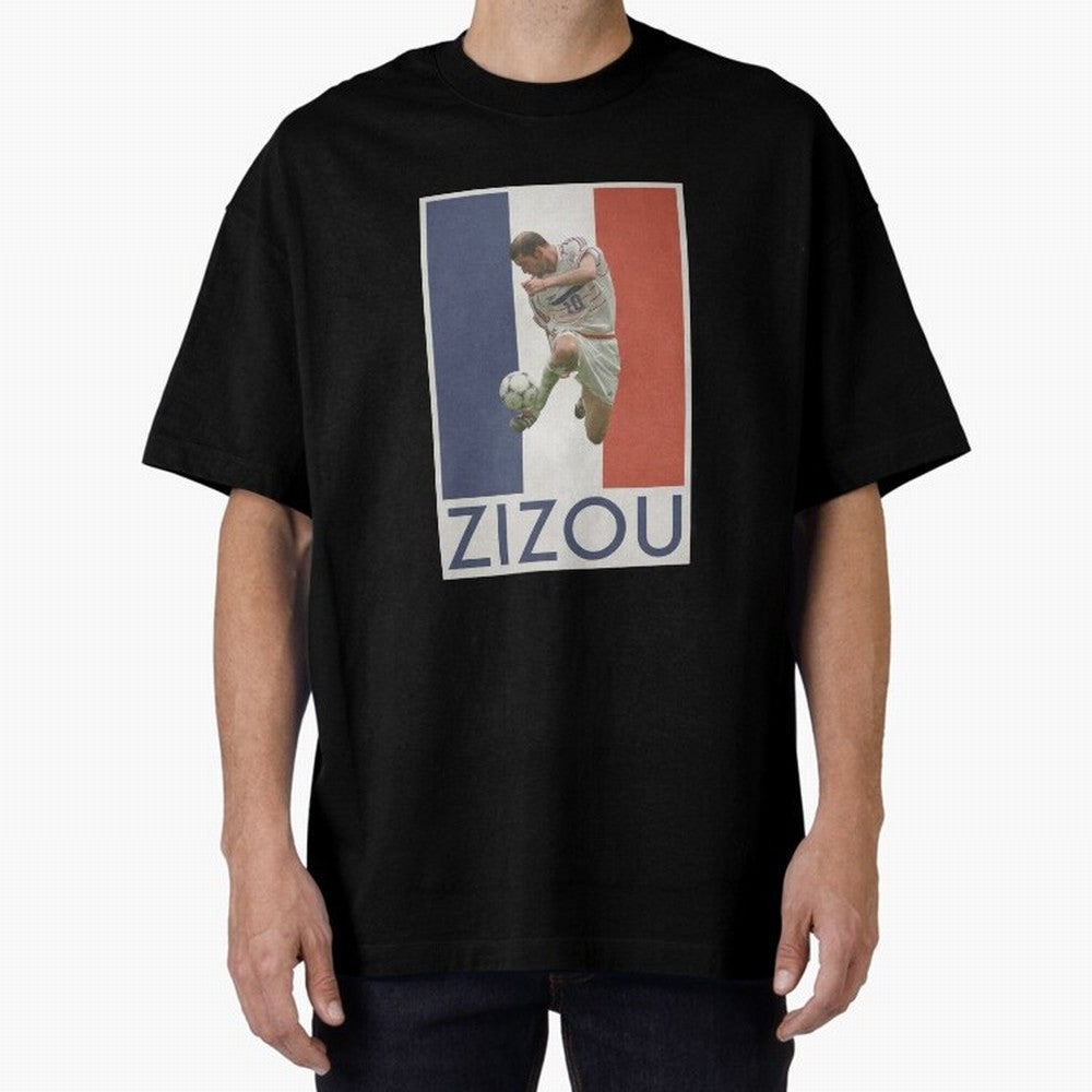 Football - Zidane Oversized T-Shirt Spotlight Global Football Passion for FIFA World Cup 2026 Group Stage, Featuring Cristiano Ronaldo, Haaland and CR7, Brazil, Tournament Hype, Historic Matchups, Family Viewing Parties and Global Sports Pride;
