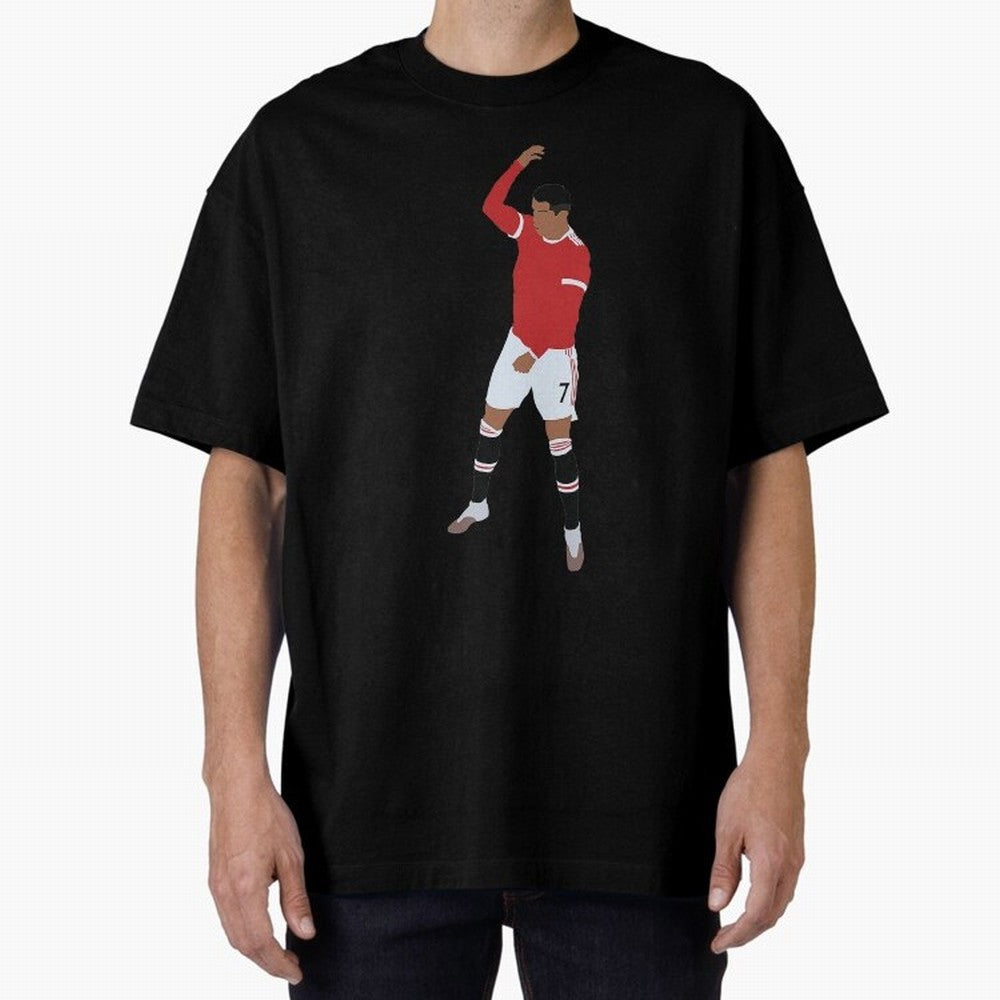 Cristiano Ronaldo 4 Oversized T-Shirt Make Memories around Global Football Passion for FIFA World Cup 2026, Capturing Neymar, England and Germany, Global Supporter Spirit, Legendary Goals, National Colors and Tournament Celebration; Ideal for