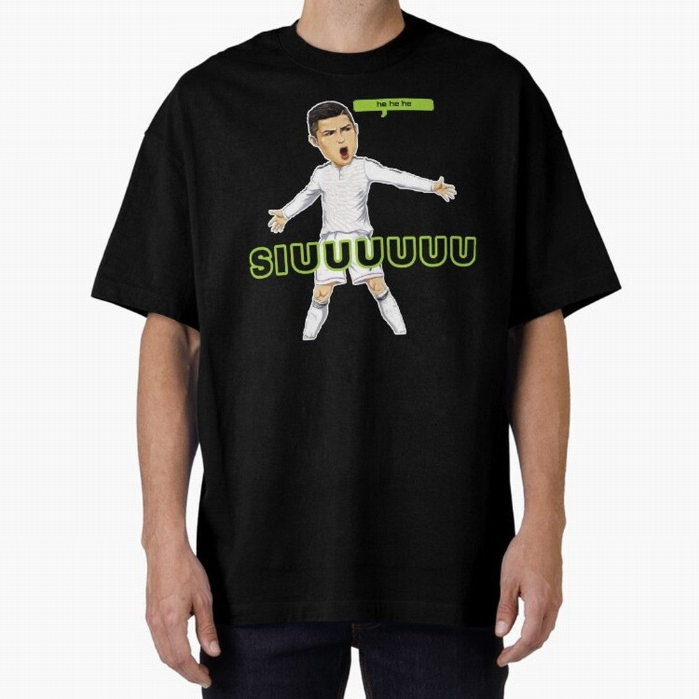 Hehehe SUIII Cristiano ronaldo Oversized T-Shirt Bring FIFA World Cup 2026 USA Canada Mexico for Fans of Cristiano Ronaldo, Haaland and CR7 and England, France and Netherlands, Bringing Fan Favorite Moments, National Team Passion, Big Match Drama