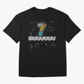 Siuuuuuu 7 CR7 goal funny Oversized T-Shirt Celebrate the Road through FIFA World Cup 2026 Group Stage Spirit, Inspired by Spain and Netherlands, Haaland and Mbappe, Sports Nostalgia, International Competition, Famous Players and Unforgettable