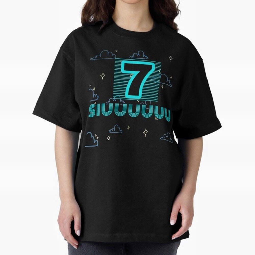 Siuuuuu 7 Cristiano ronaldo Oversized T-Shirt Step into FIFA World Cup 2026 Group Stage Highlighting Neymar, Haaland and Cristiano Ronaldo, Brazil, Portugal and Argentina Energy, Football History, Final Match Energy, Crowd Noise and Once in a