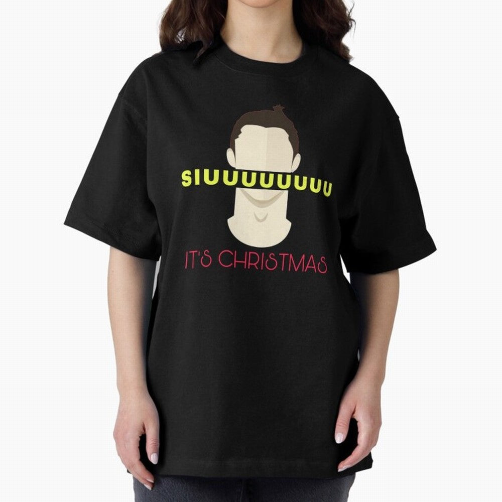 Siuuu it¡¯s Christmas CR7 Oversized T-Shirt Join Supporters Worldwide for FIFA World Cup 2026 USA Canada Mexico Featuring Mbappe, France and Portugal Energy, Fan Favorite Moments, National Team Passion, Big Match Drama and Soccer History; Perfect