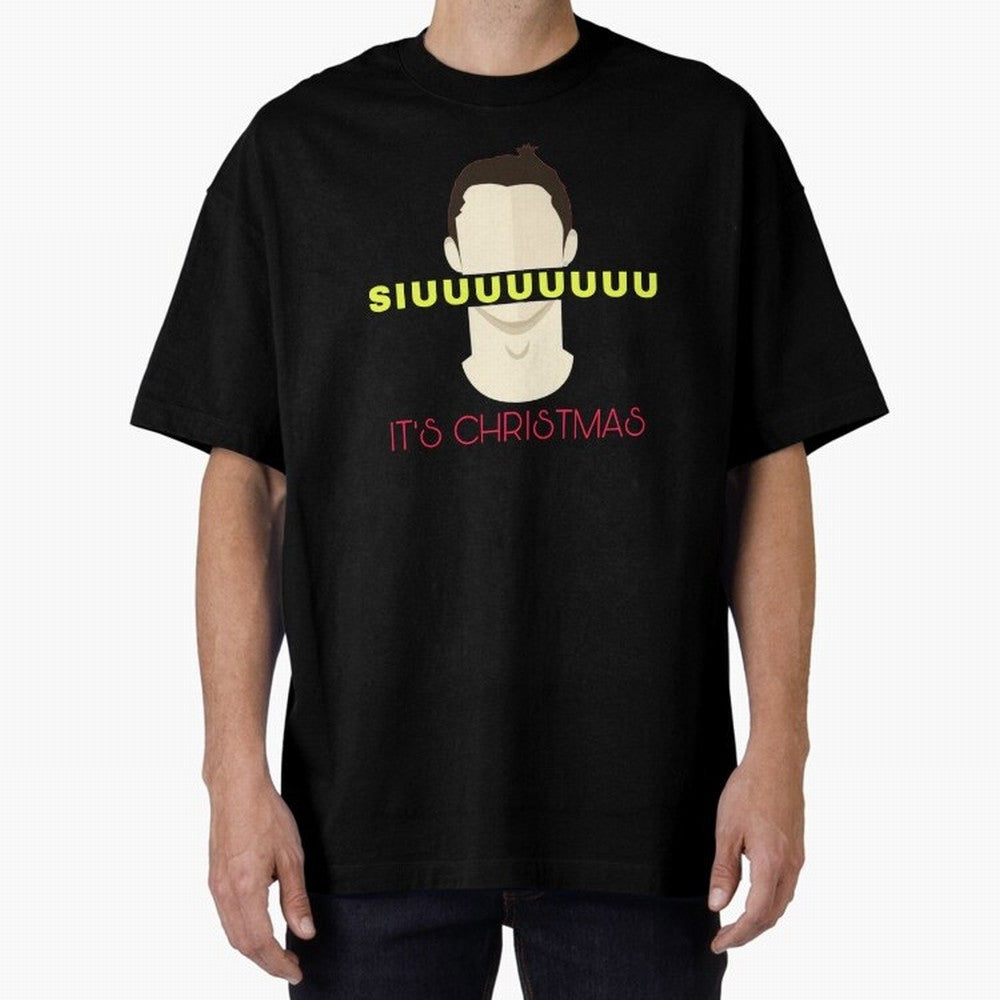 Siuuu it¡¯s Christmas CR7 Oversized T-Shirt Join Supporters Worldwide for FIFA World Cup 2026 USA Canada Mexico Featuring Mbappe, France and Portugal Energy, Fan Favorite Moments, National Team Passion, Big Match Drama and Soccer History; Perfect