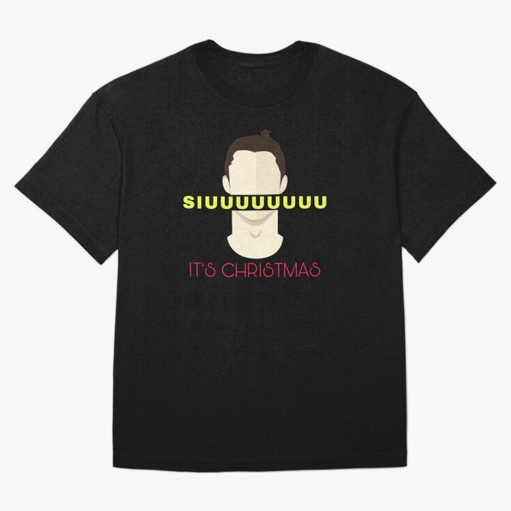Siuuu it¡¯s Christmas CR7 Oversized T-Shirt Join Supporters Worldwide for FIFA World Cup 2026 USA Canada Mexico Featuring Mbappe, France and Portugal Energy, Fan Favorite Moments, National Team Passion, Big Match Drama and Soccer History; Perfect