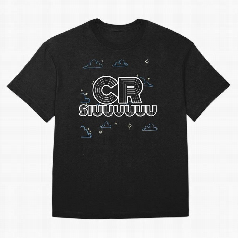 Siuuu 7 CR7 goal funny Oversized T-Shirt Make Every Kick Count in Match Day Hype around FIFA World Cup 2026, Mbappe, England and Germany, Retro Football Energy, Iconic Rivalries, Trophy Chase Drama and Stadium Atmosphere; Great for Watch Parties,