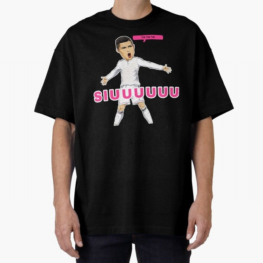 hehehe suiii Oversized T-Shirt Celebrate Unforgettable Nights in FIFA World Cup 2026 Group Stage Spirit, Built around Argentina, France and Brazil, CR7 and Messi, Supporter Pride, Iconic Celebrations, Legendary Names and Global Match Day Energy;