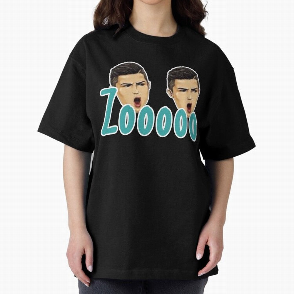 Zooo CR7 funny goal Oversized T-Shirt Unlock FIFA World Cup 2026 USA Canada Mexico Made for CR7 and Messi, England, France and Netherlands Energy, Football Festival Excitement, Trophy Ambitions, Country Rivalries and Star Player Buzz; Made for