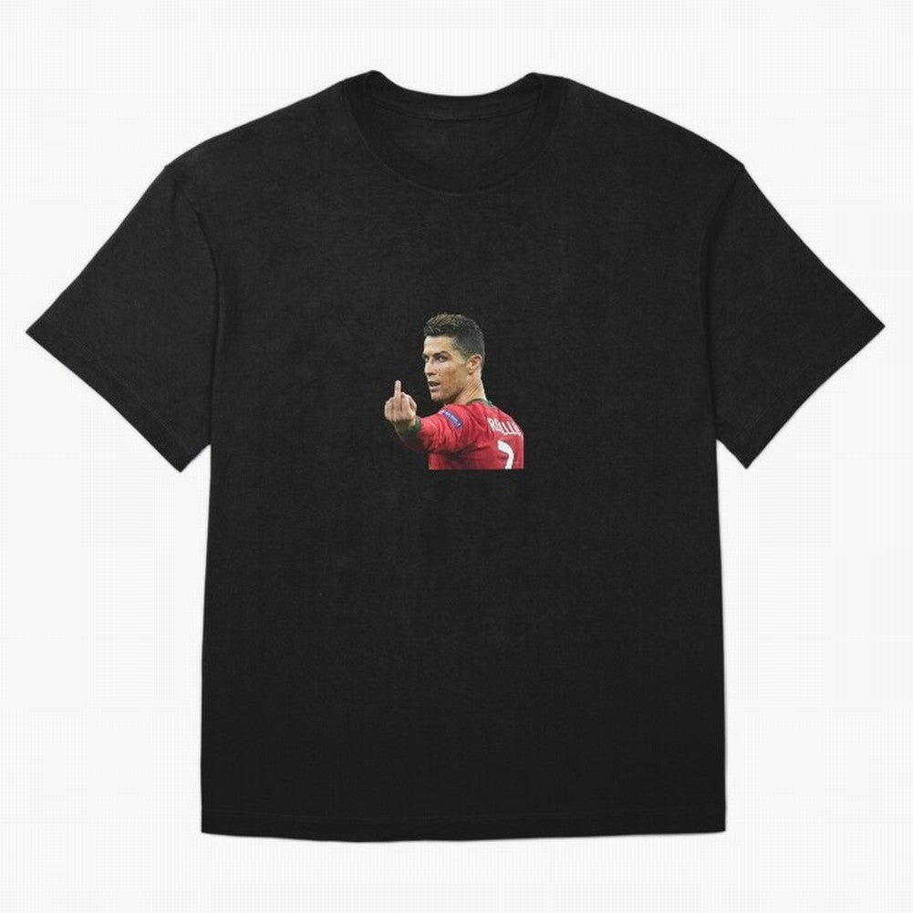Cristiano ronaldo showing middle finger Oversized T-Shirt Make Game Day About FIFA World Cup 2026 USA Canada Mexico for Fans of Mbappe and Neymar and Germany, Bringing Classic Soccer Heritage, Championship Pressure, Fan Loyalty and International