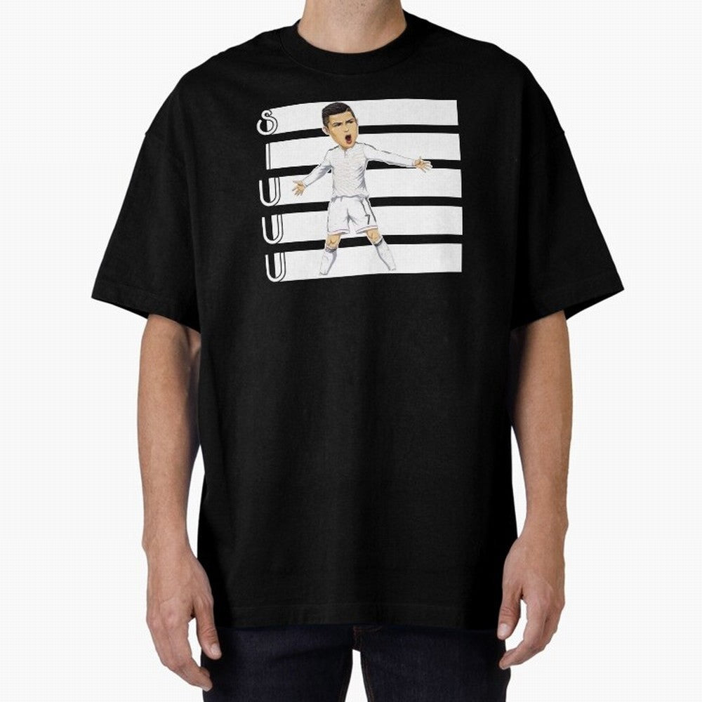 Siuuu Cristiano ronaldo goal Oversized T-Shirt Make Every Match About FIFA World Cup 2026 Group Stage Highlighting Messi, Neymar and Mbappe, Argentina and Brazil Energy, Supporter Pride, Iconic Celebrations, Legendary Names and Global Match Day