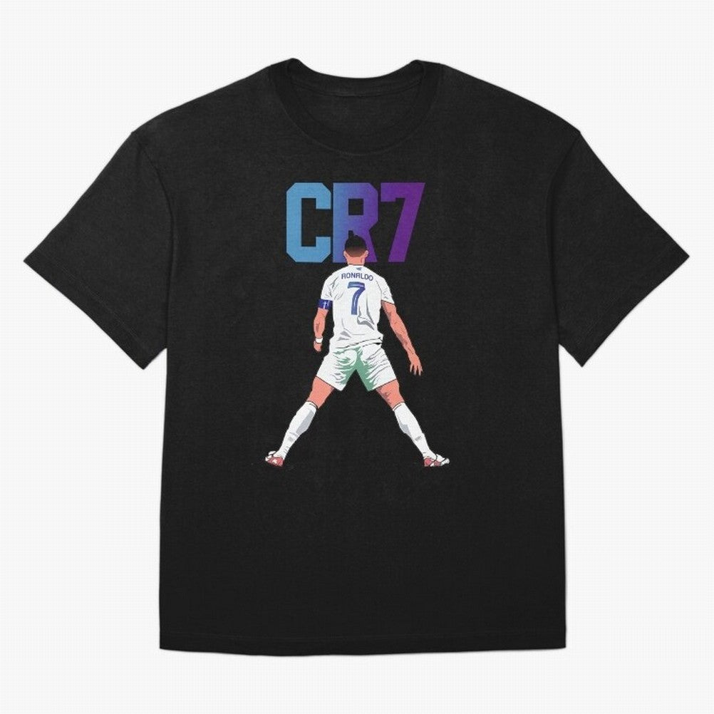 CR7 Oversized T-Shirt Stand with FIFA World Cup 2026 USA Canada Mexico Featuring Messi, Neymar and Mbappe, Netherlands Energy, Championship Spirit, Famous Goals, Roaring Crowds and International Football Unity; Ideal for Passionate Fans Who Love