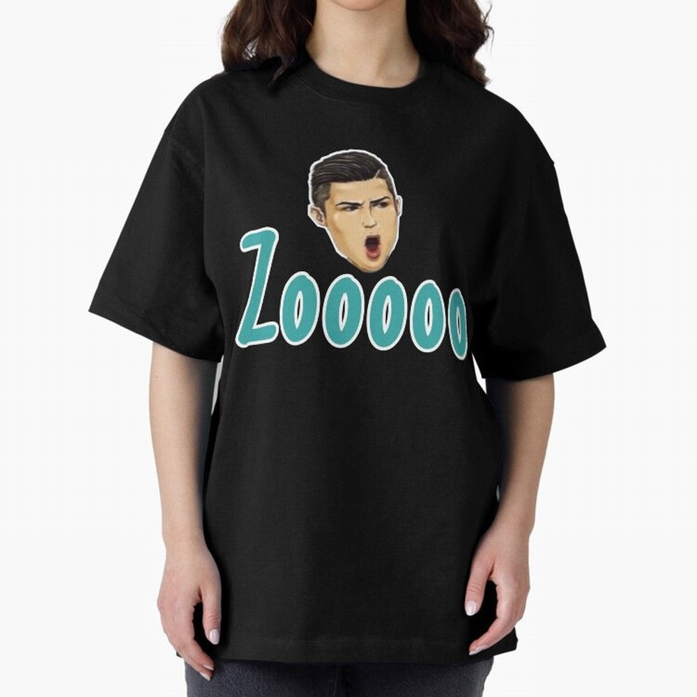 Zoooo funy CR7 goal suiii Oversized T-Shirt Follow the Final Road of the FIFA World Cup 2026 Journey through Neymar Highlights, Spain Pride, Goal Celebration Energy, Supporter Heritage, Football Icons and Worldwide Tournament Joy; Great for Watch
