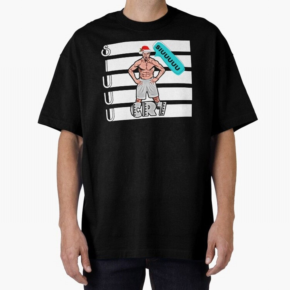 Siuuu Cristiano ronaldo goal Oversized T-Shirt Relive the Noise and Pride of FIFA World Cup 2026 for Fans of Messi, Neymar and Mbappe and Brazil, Bringing Tournament Hype, Historic Matchups, Family Viewing Parties and Global Sports Pride; Made for
