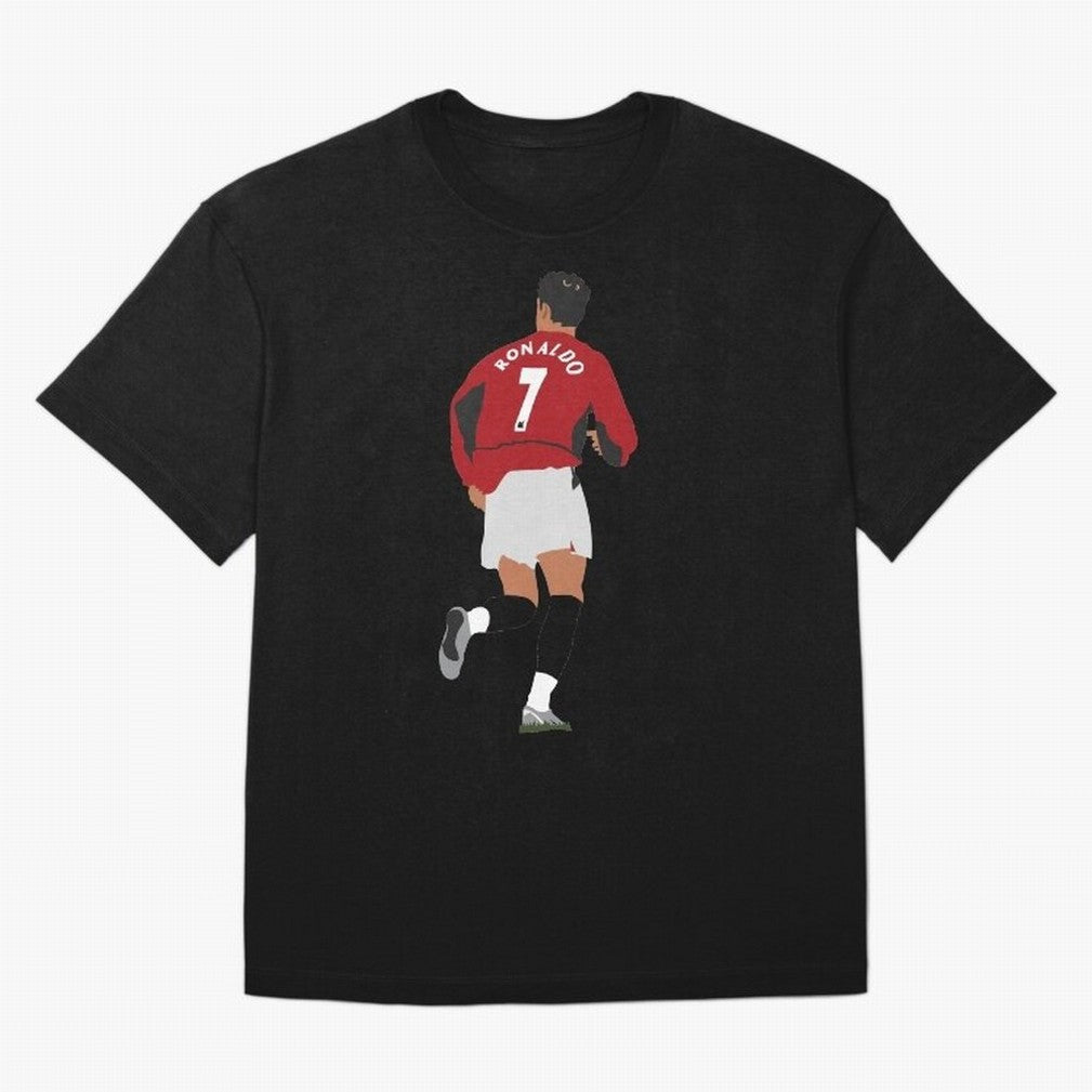 Ronaldo - Man Utd - 2004 Oversized T-Shirt Honor the Football Icons of FIFA World Cup 2026 for Fans of Cristiano Ronaldo and Germany, Bringing Football Festival Excitement, Trophy Ambitions, Country Rivalries and Star Player Buzz; Ideal for