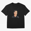 Cristiano Ronaldo Vector Art Graphics Design Oversized T-Shirt Create Match Day Hype around FIFA World Cup 2026 USA Canada Mexico, CR7, Brazil, Portugal and Argentina, Global Supporter Spirit, Legendary Goals, National Colors and Tournament