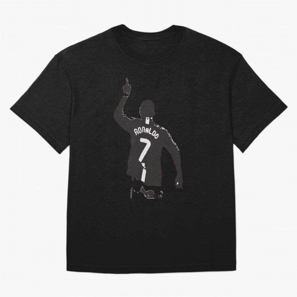 Cristiano Ronaldo 1 Oversized T-Shirt Represent the Passion of Match Day Hype around FIFA World Cup 2026 USA Canada Mexico, Messi, Spain, Football Passion, Legendary Performances, Festival Vibes and Supporter Community; Ideal for Passionate Fans