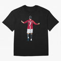 Legend Cristiano Ronaldo Oversized T-Shirt Honor Football Greatness during FIFA World Cup 2026 Made for Cristiano Ronaldo, Haaland and CR7, Spain Energy, Tournament Hype, Historic Matchups, Family Viewing Parties and Global Sports Pride; Perfect