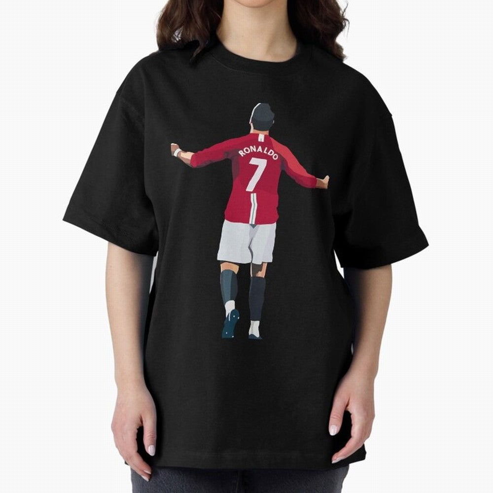 Legend Cristiano Ronaldo Oversized T-Shirt Honor Football Greatness during FIFA World Cup 2026 Made for Cristiano Ronaldo, Haaland and CR7, Spain Energy, Tournament Hype, Historic Matchups, Family Viewing Parties and Global Sports Pride; Perfect