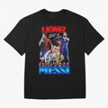 Lionel Messi GOAT: Barcelona & Argentina Oversized T-Shirt Feel FIFA World Cup 2026 for Fans of Haaland and Mbappe and England, France and Netherlands, Bringing Match Day Excitement, Supporter Culture, Golden Goals and Global Football Passion;