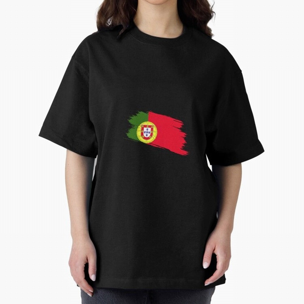 Portugal Oversized T-Shirt Wear the Spirit of FIFA World Cup 2026 USA Canada Mexico Spirit, Inspired by England, France and Netherlands, CR7, Match Day Excitement, Supporter Culture, Golden Goals and Global Football Passion; Created for Match Day
