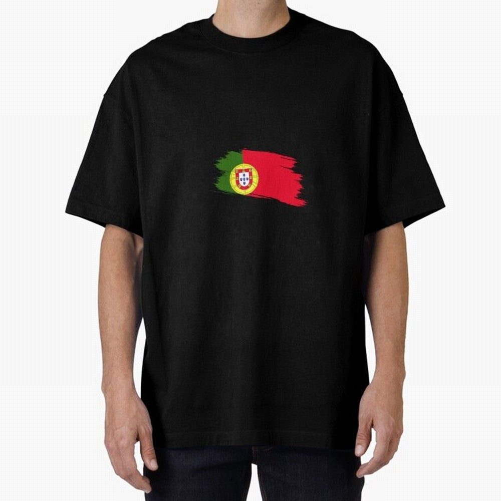 Portugal Oversized T-Shirt Wear the Spirit of FIFA World Cup 2026 USA Canada Mexico Spirit, Inspired by England, France and Netherlands, CR7, Match Day Excitement, Supporter Culture, Golden Goals and Global Football Passion; Created for Match Day