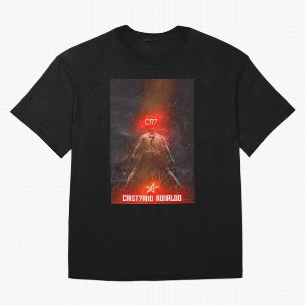 CR7 - CRISTIANO RONALDO Oversized T-Shirt Celebrate Soccer Greatness during the FIFA World Cup 2026 USA Canada Mexico Journey through Mbappe and Neymar Highlights, Brazil, Portugal and Argentina Pride, Champion Mindset, Group Stage Buzz, Knockout