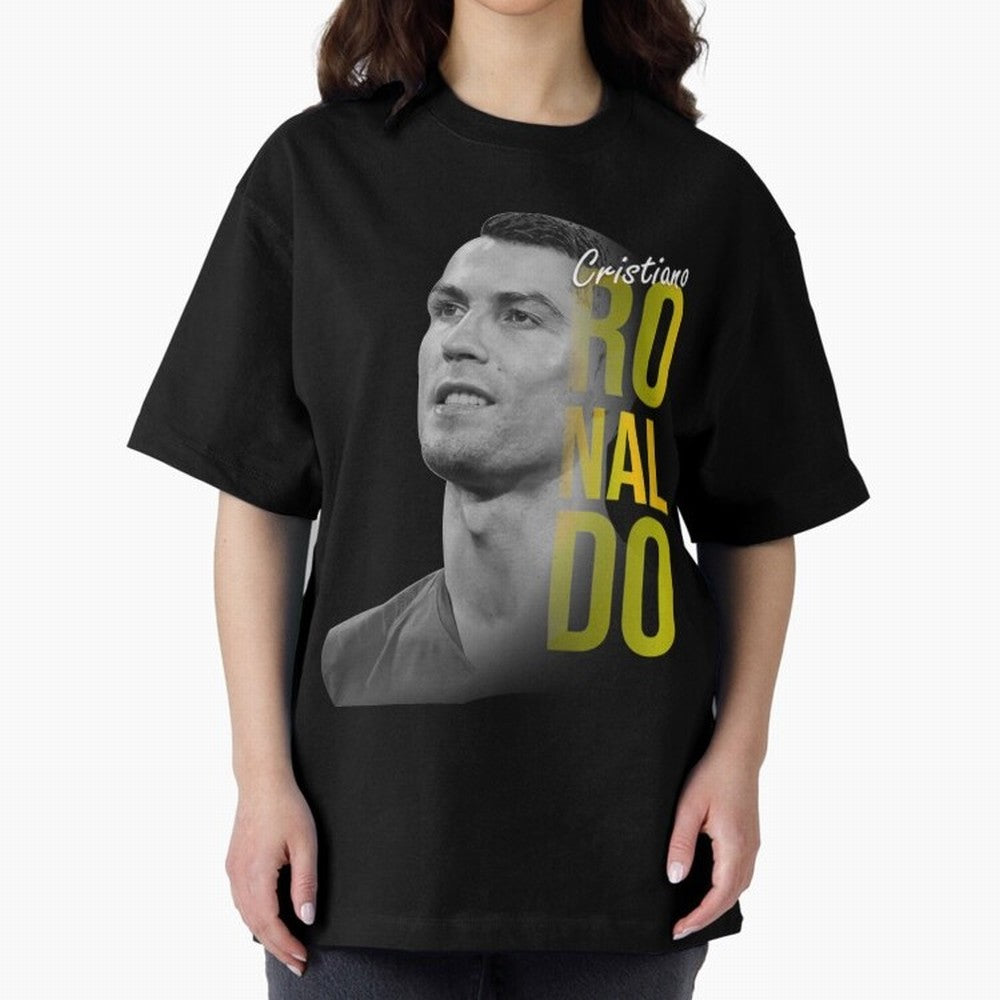 Ronaldo Cr7 Cristiano Ronaldo The Rocket Oversized T-Shirt Make Every Kick Count in Match Day Hype around FIFA World Cup 2026 Group Stage, Neymar, Haaland and Cristiano Ronaldo, Argentina, France and Brazil, Tournament Hype, Historic Matchups,