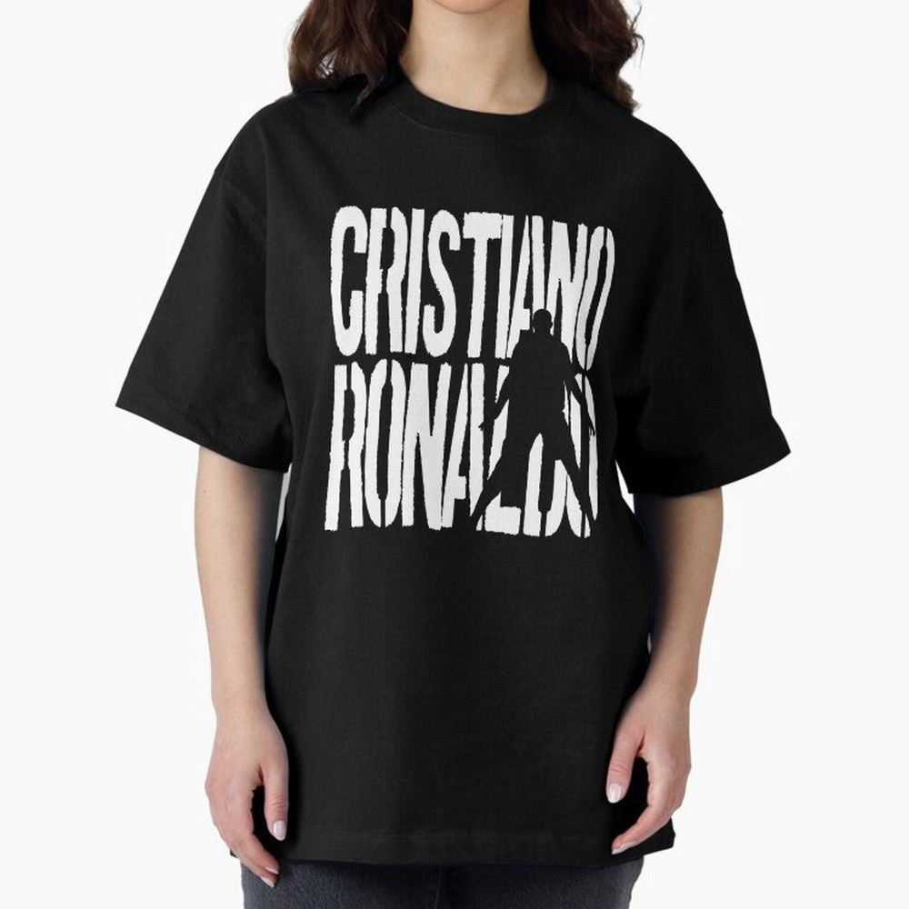 Cristiano Ronaldo Goal Oversized T-Shirt Honor the Beautiful Game during Global Football Passion for FIFA World Cup 2026 USA Canada Mexico, with Neymar, Haaland and Cristiano Ronaldo, France, Retro Football Energy, Iconic Rivalries, Trophy Chase