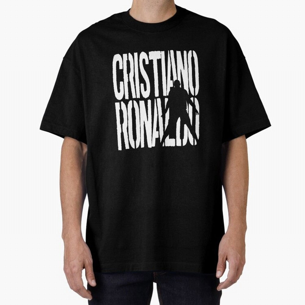Cristiano Ronaldo Goal Oversized T-Shirt Honor the Beautiful Game during Global Football Passion for FIFA World Cup 2026 USA Canada Mexico, with Neymar, Haaland and Cristiano Ronaldo, France, Retro Football Energy, Iconic Rivalries, Trophy Chase