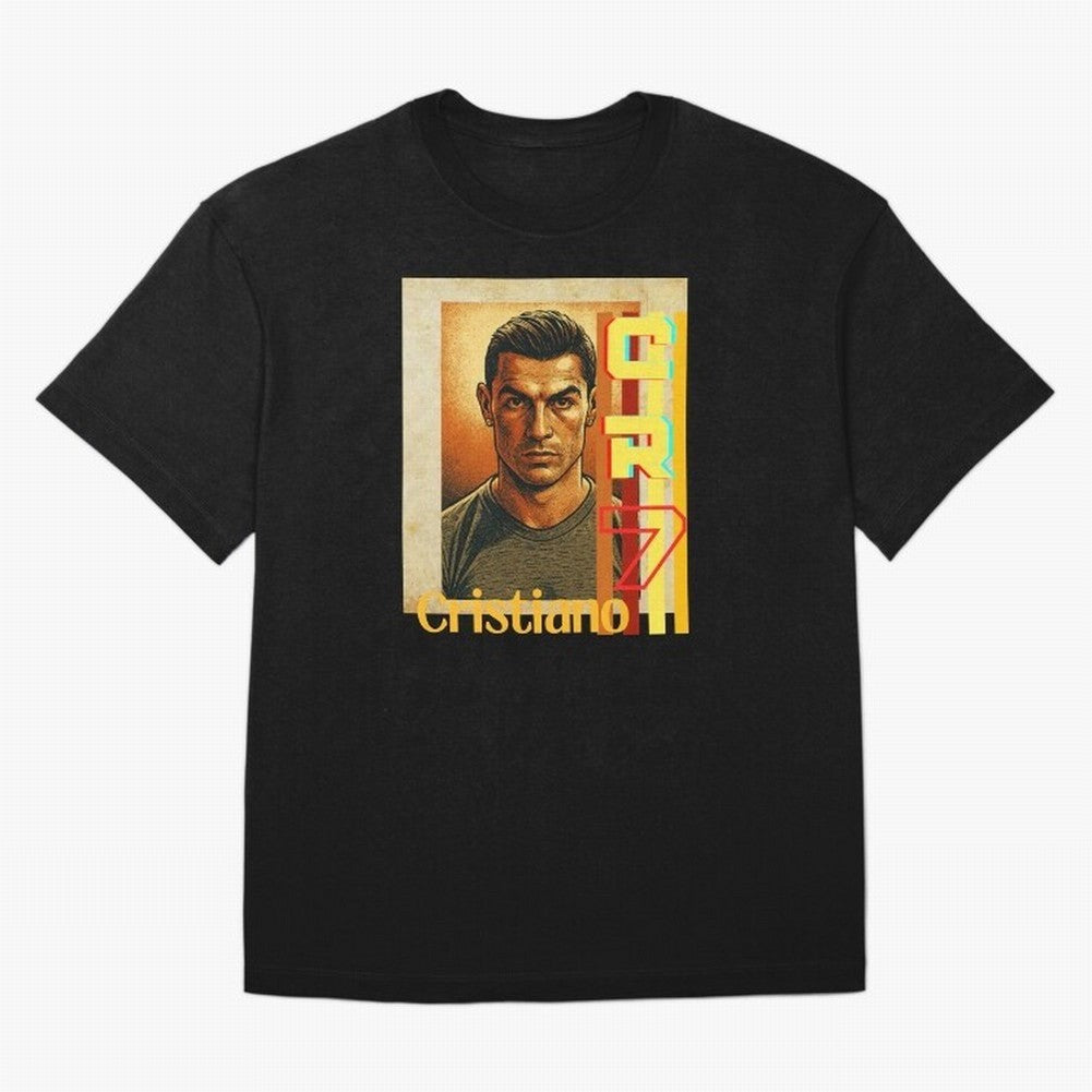 Cristiano Ronaldo Oversized T-Shirt Relive the Noise and Pride of the FIFA World Cup 2026 USA Canada Mexico Journey through Cristiano Ronaldo Highlights, Netherlands Pride, Sports Nostalgia, International Competition, Famous Players and