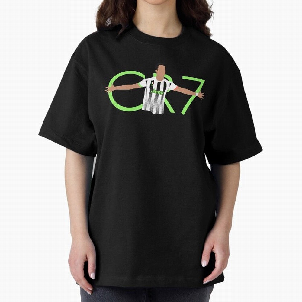CR7 Oversized T-Shirt Honor Champions and Dreams in Global Football Passion for FIFA World Cup 2026 Group Stage, with Messi, CR7 and Mbappe, Brazil, Portugal and Argentina, Match Day Excitement, Supporter Culture, Golden Goals and Global Football