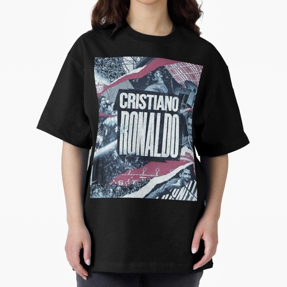 Cristiano Ronaldo Oversized T-Shirt Remember the FIFA World Cup 2026 Group Stage Journey through Mbappe and Neymar Highlights, France and Portugal Pride, Game Day Rituals, Football Legends, Country Pride and the Road to the Final; Ideal for