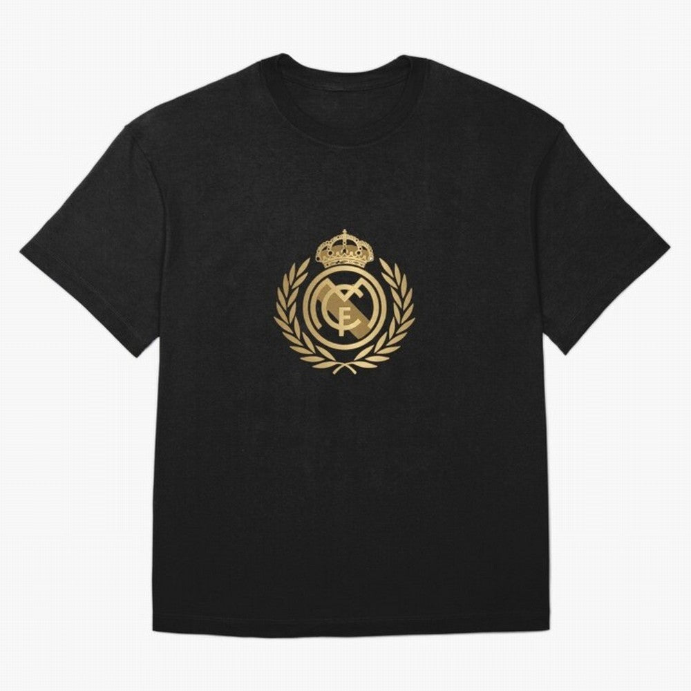 REAL MADRID GOLDEN Oversized T-Shirt Keep Football History Alive during FIFA World Cup 2026 USA Canada Mexico Connected to CR7, Argentina, France and Brazil Energy, Football History, Final Match Energy, Crowd Noise and Once in a Lifetime Moments;