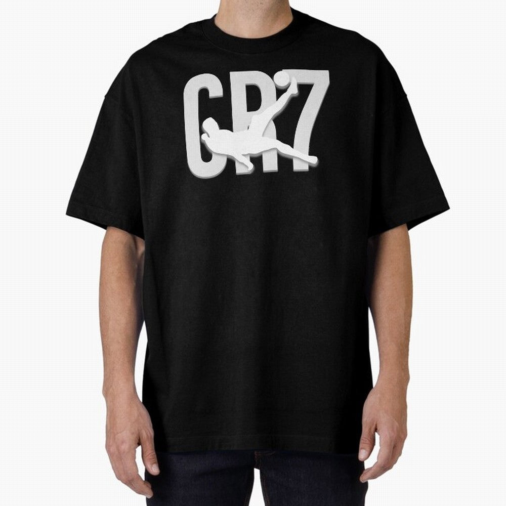 Cristiano Ronaldo Oversized T-Shirt Show Passion for the Stars of Global Football Passion for FIFA World Cup 2026, Connected to Messi, Brazil, Championship Spirit, Famous Goals, Roaring Crowds and International Football Unity; Built for Supporters