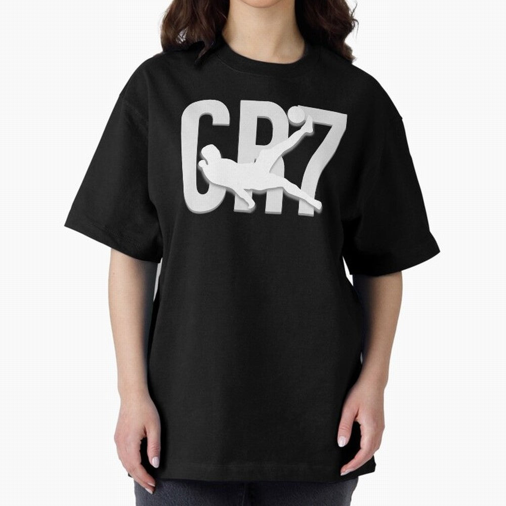 Cristiano Ronaldo Oversized T-Shirt Show Passion for the Stars of Global Football Passion for FIFA World Cup 2026, Connected to Messi, Brazil, Championship Spirit, Famous Goals, Roaring Crowds and International Football Unity; Built for Supporters