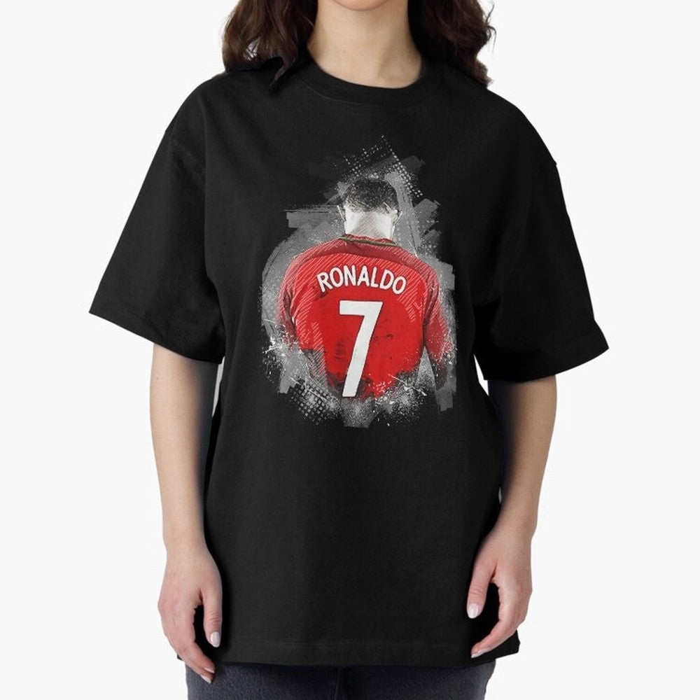Cristiano Ronaldo Oversized T-Shirt Join the Global Buzz around FIFA World Cup 2026 Group Stage Spirit, Featuring England and Germany, Mbappe and Neymar, Football History, Final Match Energy, Crowd Noise and Once in a Lifetime Moments; Great for