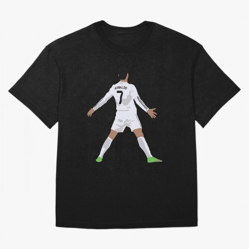 Cristiano Ronaldo Classic T-Shirt Oversized T-Shirt Show Championship Spirit for the FIFA World Cup 2026 Group Stage Journey through Messi, CR7 and Mbappe Highlights, Spain and Netherlands Pride, Classic Soccer Heritage, Championship Pressure, Fan