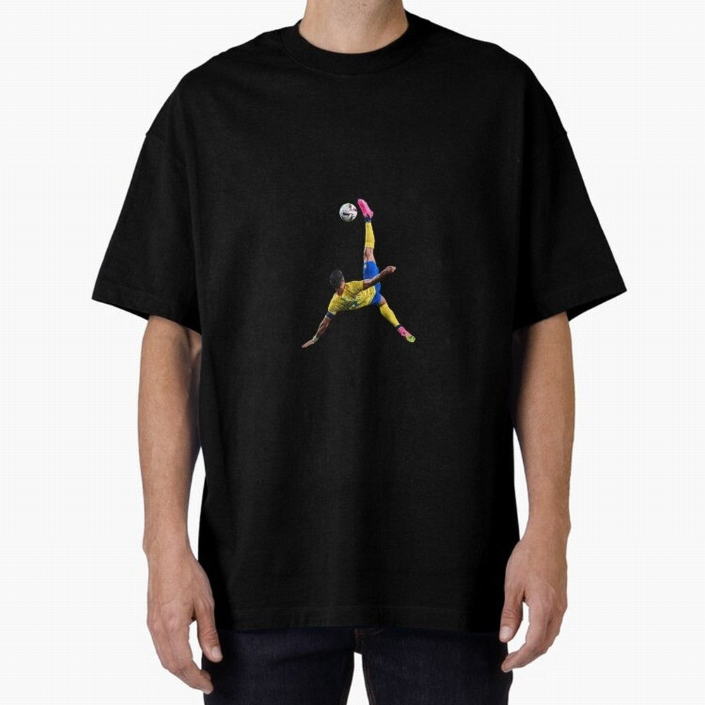 Cr7 Mindset Inspire Create Achieve Oversized T-Shirt Bring International Match Energy to Global Football Passion for FIFA World Cup 2026 USA Canada Mexico, Inspired by Haaland, Brazil, Football Festival Excitement, Trophy Ambitions, Country