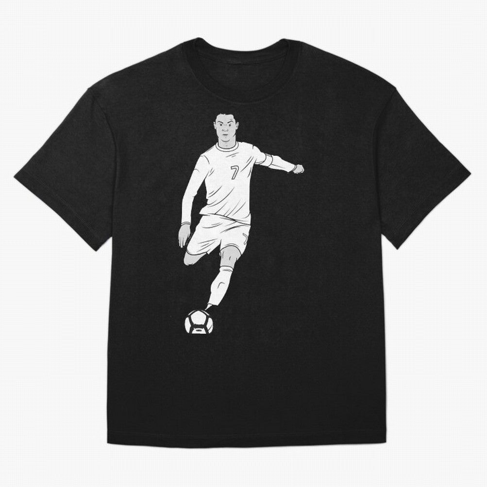 Cristiano Ronaldo Oversized T-Shirt Show Fan Pride Across FIFA World Cup 2026 Group Stage Centered on Mbappe and Neymar, Netherlands Energy, Championship Spirit, Famous Goals, Roaring Crowds and International Football Unity; Ideal for Fans Who