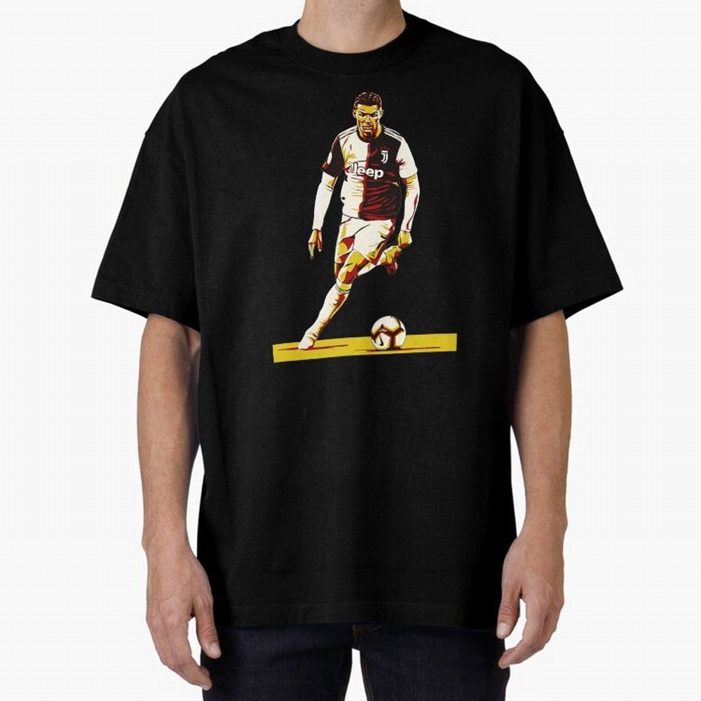 Cristiano Ronaldo Oversized T-Shirt Bring a Champion Mindset to Match Day Hype around FIFA World Cup 2026 USA Canada Mexico, Mbappe, Argentina, France and Brazil, Fan Favorite Moments, National Team Passion, Big Match Drama and Soccer History;