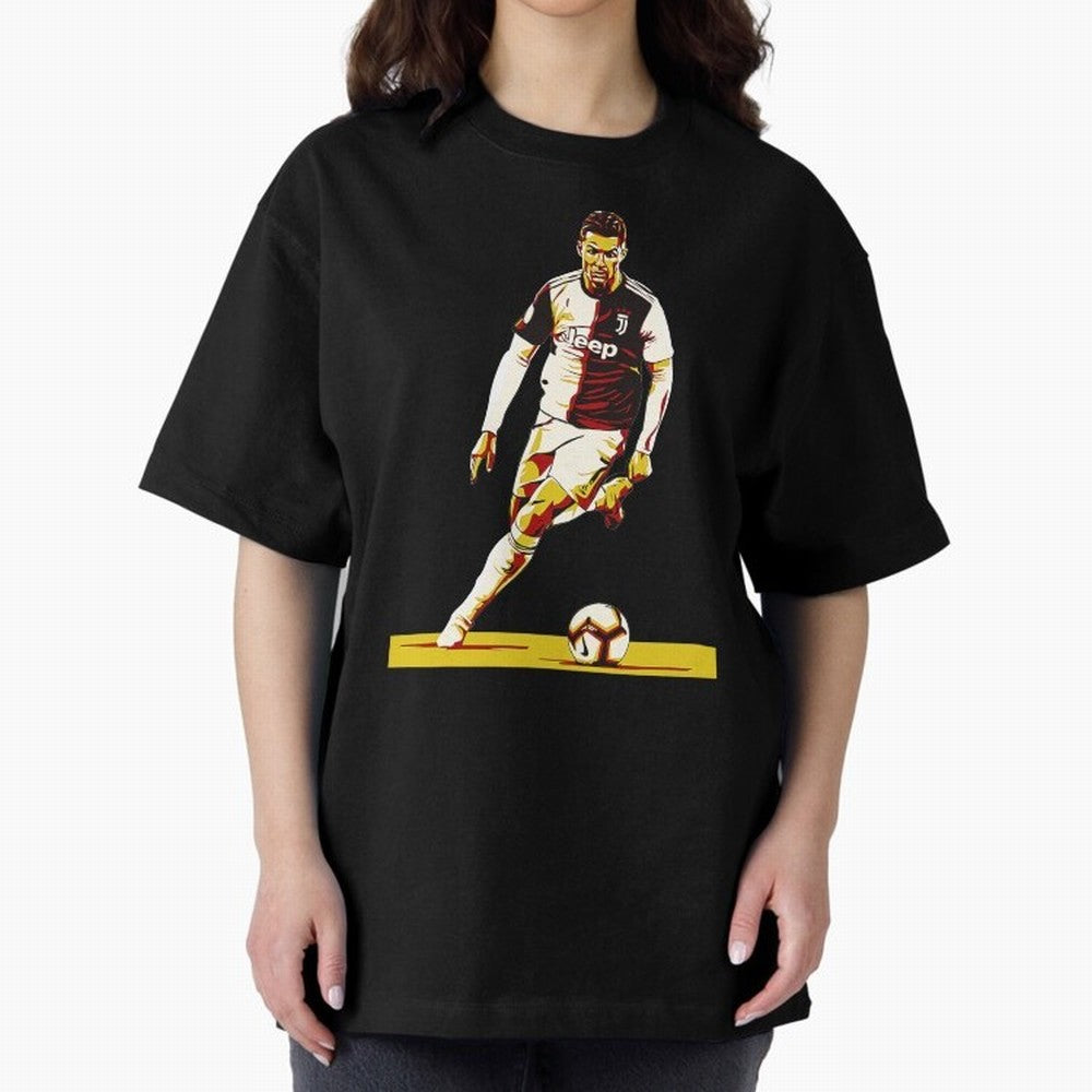 Cristiano Ronaldo Oversized T-Shirt Bring a Champion Mindset to Match Day Hype around FIFA World Cup 2026 USA Canada Mexico, Mbappe, Argentina, France and Brazil, Fan Favorite Moments, National Team Passion, Big Match Drama and Soccer History;