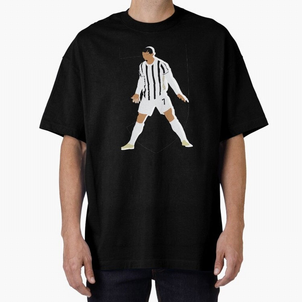 Cristiano Ronaldo Oversized T-Shirt Carry the Colors and Pride of the FIFA World Cup 2026 USA Canada Mexico Journey through Messi Highlights, England Pride, Match Day Excitement, Supporter Culture, Golden Goals and Global Football Passion; Ideal